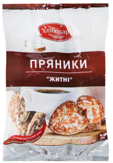 Пряники Хлібодар Житні 300 г